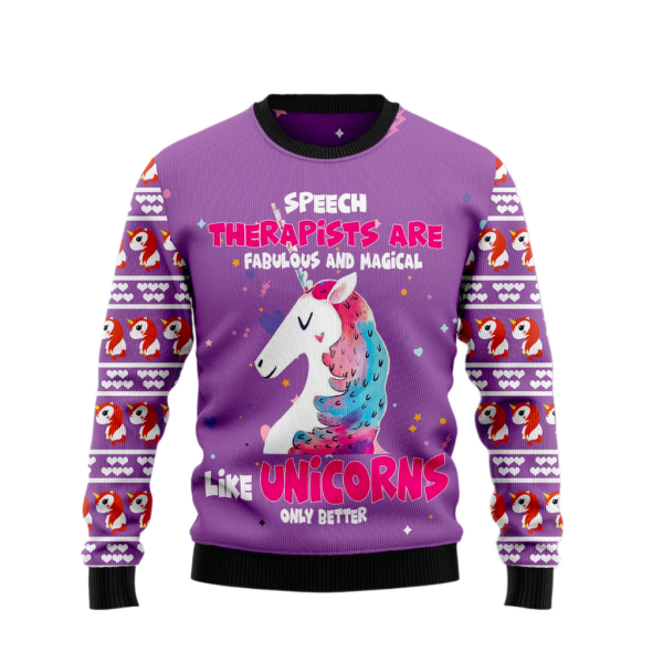 Unicorn Magical Ugly Christmas Sweater For Men & Women Christmas Gift Sweater Jezsport.com