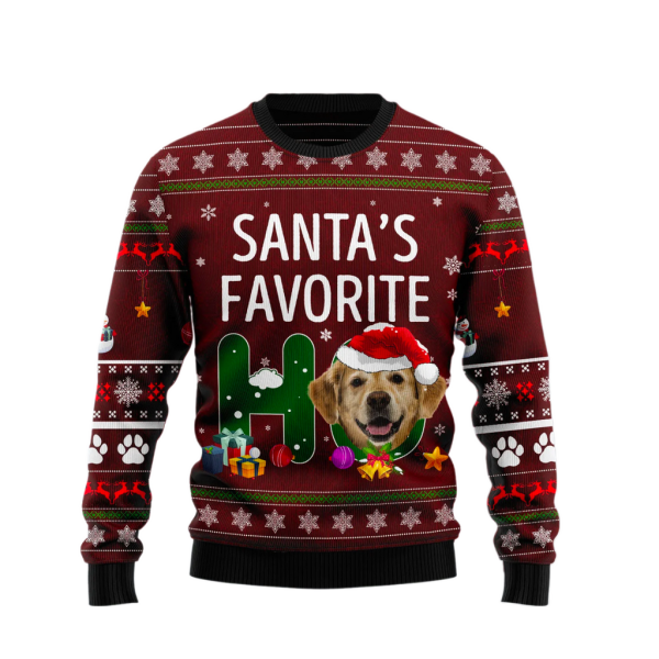 Dog Santa‘s Favorite Ho Ugly Christmas Sweater For Men & Women Christmas Gift Sweater Jezsport.com