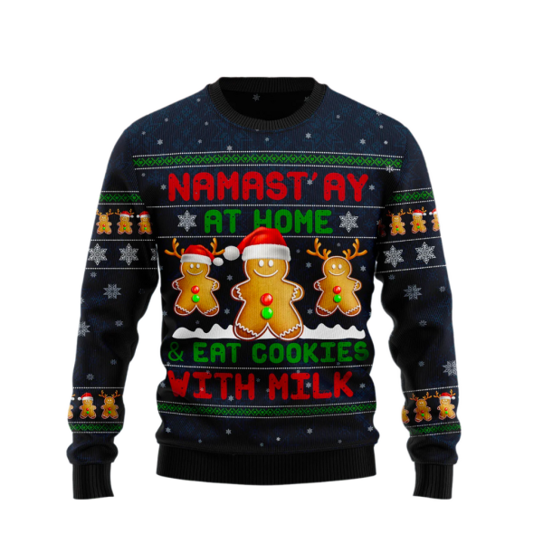 Namast‘ay Ugly Christmas Sweater For Men & Women Christmas Gift Sweater Jezsport.com