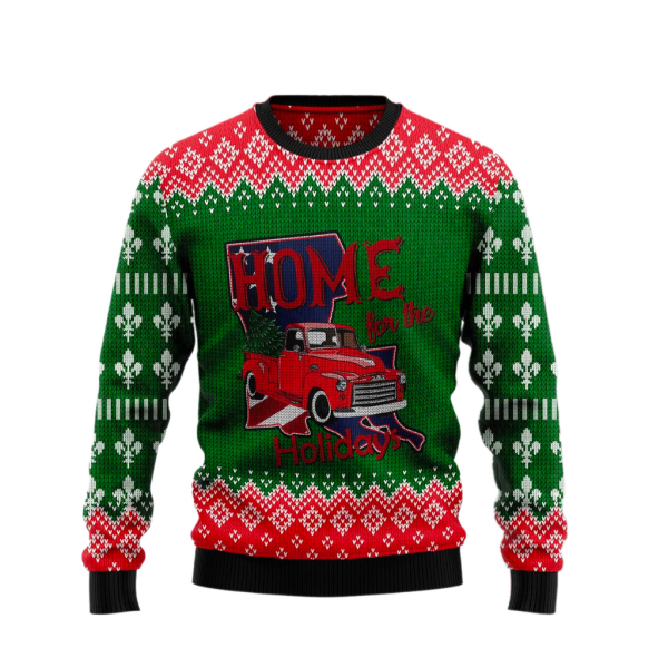 Home For Christmas Ugly Christmas Sweater For Men & Women Christmas Gift Sweater Jezsport.com