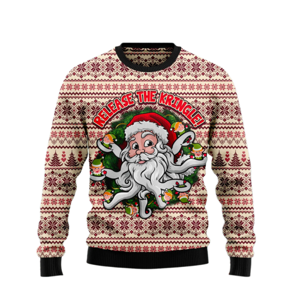 Funny Santa Ugly Sweater For Men & Women Christmas Gift Sweater Jezsport.com