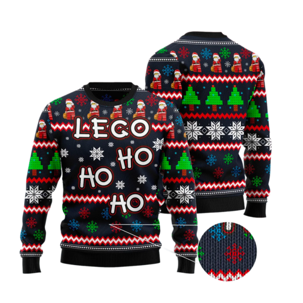 Lego Hohoho Ugly Christmas Sweater For Men & Women Christmas Gift Sweater Jezsport.com