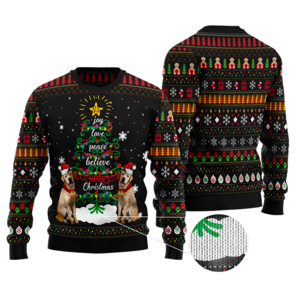 Labrador Retriever Ugly Christmas Sweater For Men & Women Christmas Gift Sweater Jezsport.com