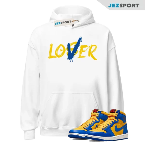 Loser Lover Unisex Hoodie Match Jordan 1 High OG Laney, FD2596-700 Matching Sneaker Hoodie