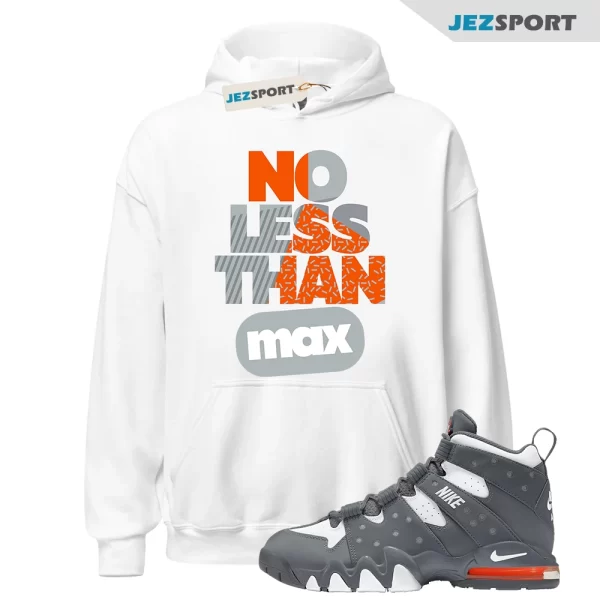 No Less Than Max Hoodie White to Match Air Max 2 CB ’94 Cool Grey, DM8319-001 Sneaker Match Hoodie