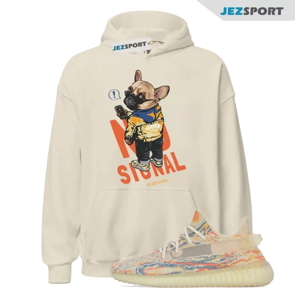 Yeezy 350 V2 MX Oat Matching Hoodie No Signal, GW3773 Sneaker Match Hoodie