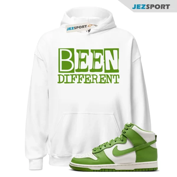 Dunk Chlorophyll Green Sail High Hoodie Match BEEN, DD1869-300 Matching Sneaker Hoodie