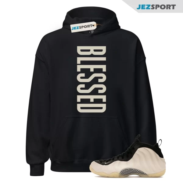 Foamposite Orewood Air One Light Brown Black Team Gold Chrome Hoodie Match VERTBLS, FD5855-002 Sneaker Match Hoodie