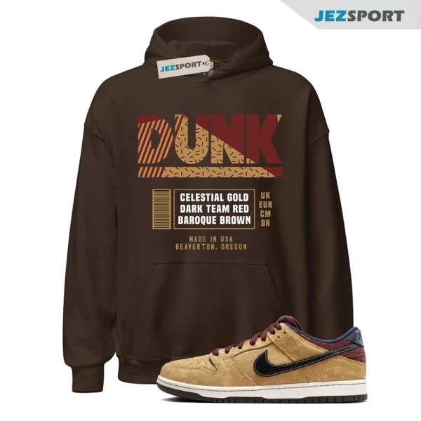 Sneaker Label Hoodie to Match SB Dunk Low City of Cinema, FZ1278-200 Matching Sneaker Hoodie