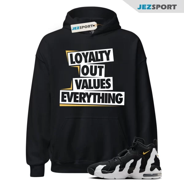 Air DT Max 96 Black White Varsity Maize Hoodie Match LOVE, HM8249-001 Sneaker Match Hoodie