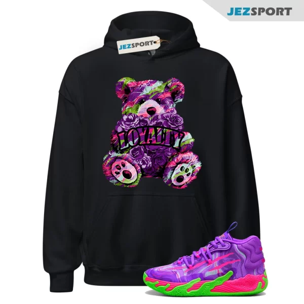 Toxic LaMelo Ball Purple Glimmer Green Gecko 03 Slime Hoodie Match LYLTY, 39372501 Matching Sneaker Hoodie