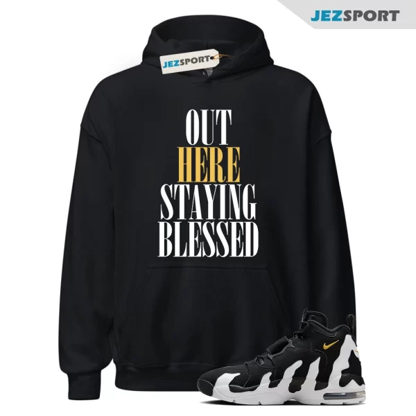 Air DT Max 96 Black White Varsity Maize Hoodie Match STAYBLS , HM8249-001 Sneaker Match Hoodie