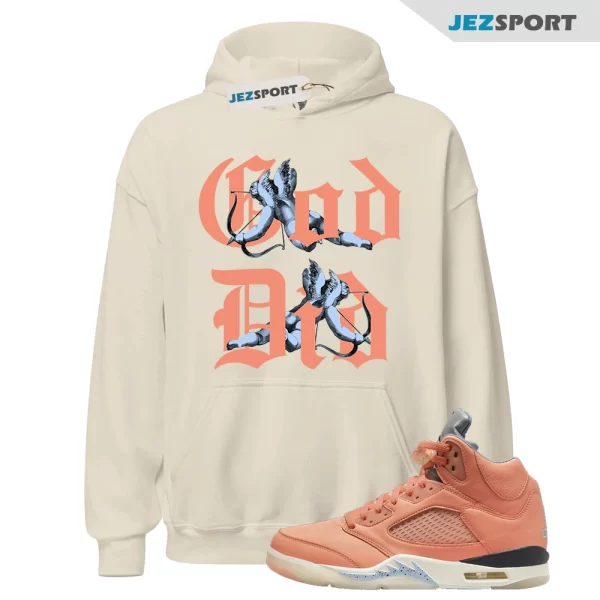 DJ Khaled Jordan 5s to match Sneaker Match Hoodie Sail “God Did”, DV4982-641 Matching Sneaker Hoodie