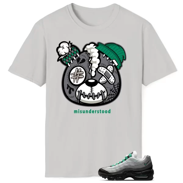 Air Max 95 Next Nature Stadium Green Sneaker Matching Tee – Teddy Bear DH8015-002 Jezsport.com