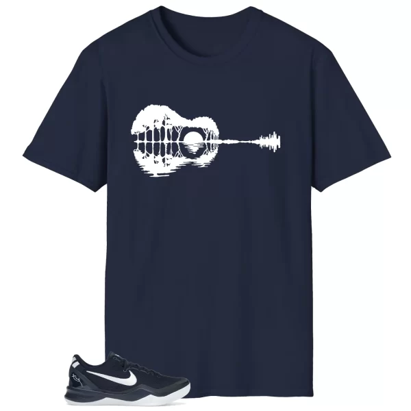 Guitar Shirt for Kobe 8 Protro College Navy Sneaker HF9550-400 Jezsport.com