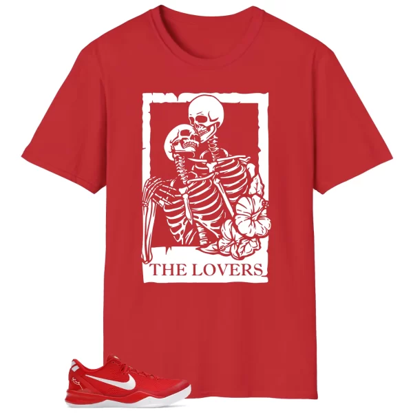 Lovers Tee for Kobe 8 Protro University Red Sneakers HF9550-600 Jezsport.com