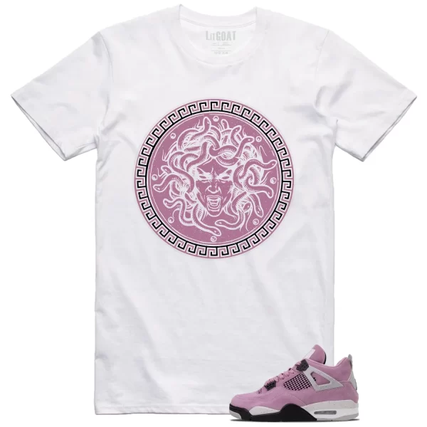 Medusa Tee for WMNS Air Jordan 4 Retro Orchid Kicks AQ9129-501 Jezsport.com