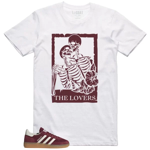 Lovers Tee for Handball Spezial Shadow Red Off White Sneakers JI1020 Jezsport.com