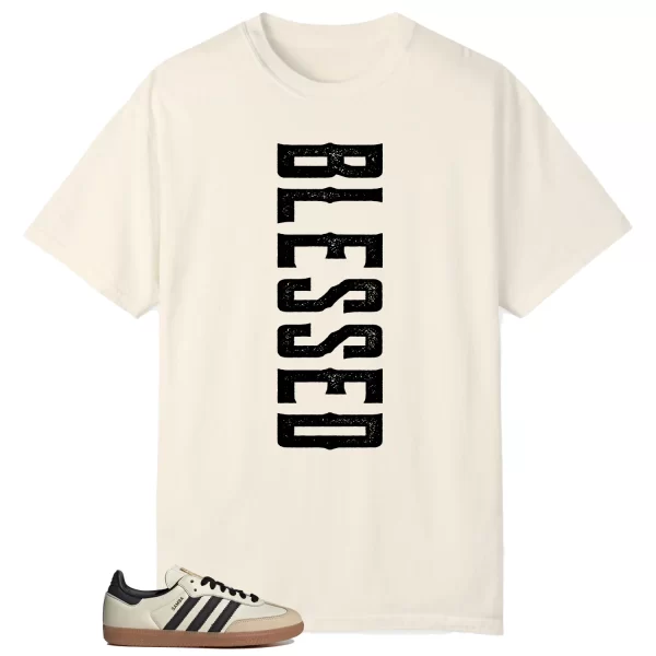 Blessed Tee | Samba OG Cream White Sand Strata Match ID0478 Jezsport.com