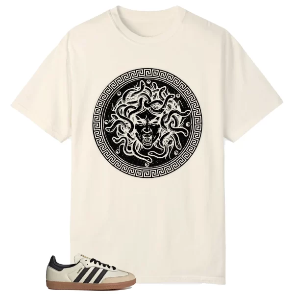 Medusa Tee for Samba OG Cream White Sand Strata Kicks ID0478 Jezsport.com