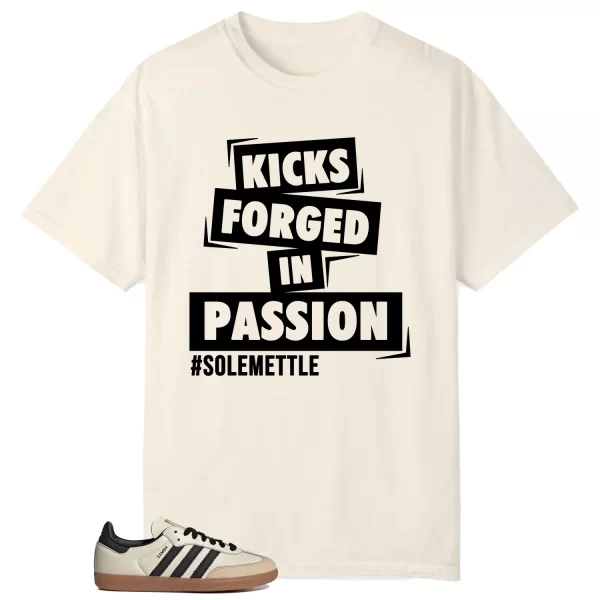 Passion Kicks Tee – Perfect Match for Samba OG Cream White Sand Strata ID0478 Jezsport.com