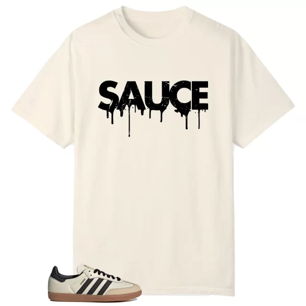 Sauce Tee to Match Your Samba OG Cream White Sand Strata ID0478 Jezsport.com