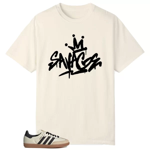 Savage Style Shirt for Samba OG Cream White Sand Strata Lovers ID0478 Jezsport.com