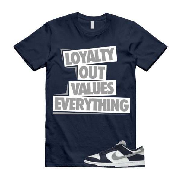 LOVE T Shirt to match N Dunk Low Midnight Navy Summit White Light Smoke Grey ,FD9749-400 Jezsport.com