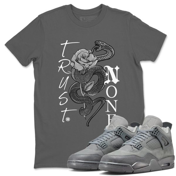 Trust None Sneaker T-Shirt To Match Jordan 4s Wet Cement, FQ7928-001 Jezsport.com