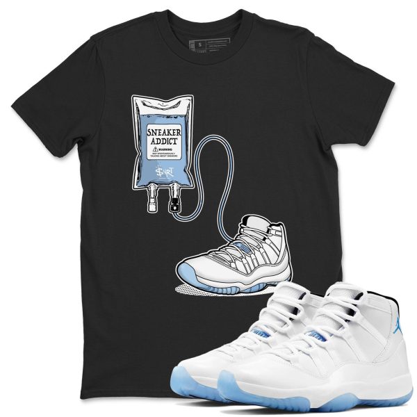 Sneaker Therapy Casual Unisex Cotton Sneaker T-Shirt To Match Jordan 11s Columbia, CT8012-104 Jezsport.com