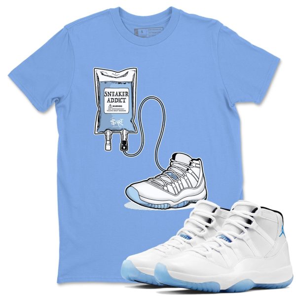 Sneaker Therapy Casual Unisex Cotton Sneaker T-Shirt To Match Jordan 11s Columbia, CT8012-104 Jezsport.com