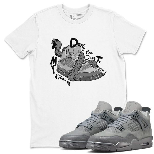 Don't Touch My Kicks Sneaker T-Shirt To Match Jordan Jordan 4 SE Wet Cement, FQ7928-001 Jezsport.com