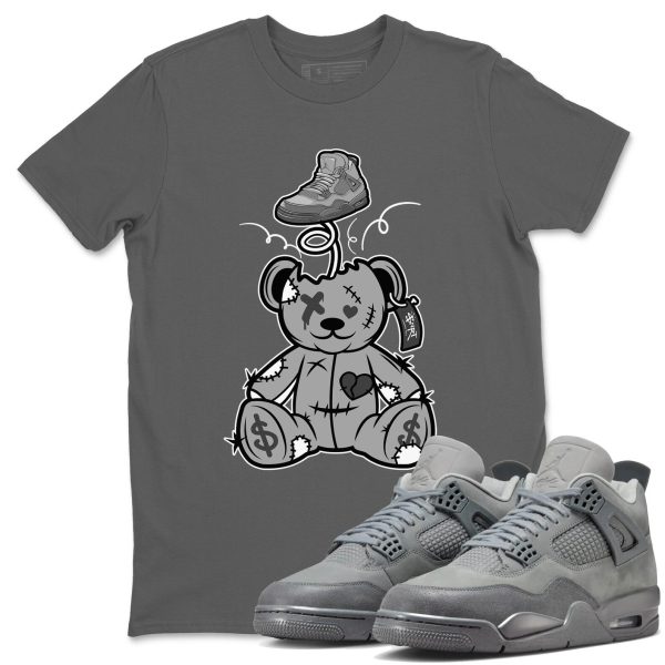 Surprise Teddy Bear Sneaker T-Shirt To Match Jordan Jordan 4 SE Wet Cement, FQ7928-001 Jezsport.com