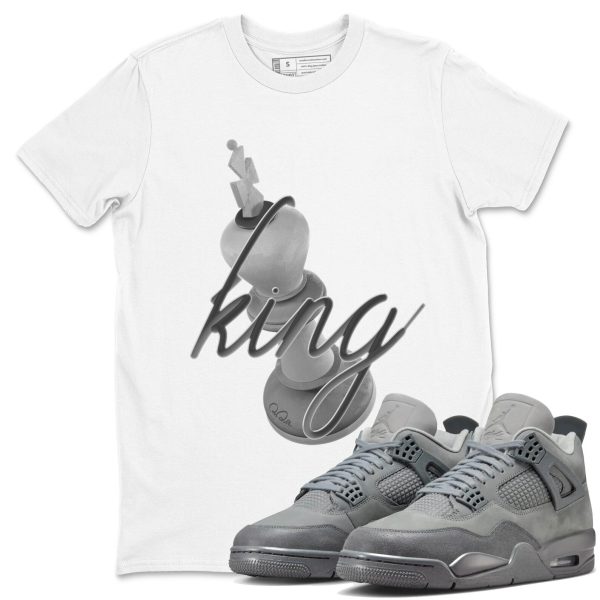 3D King Unisex Shirts To Match Jordans Jordan 4s Wet Cement, FQ7928-001 Jezsport.com