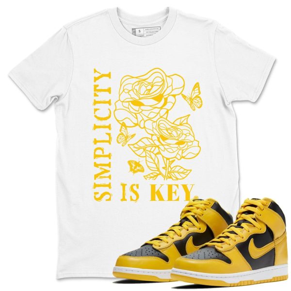 Simplicity Is Key Unisex Crew Neck Sneaker Matching Tee Shirt To Match Dunks High Iowa, CZ8149-002 Jezsport.com