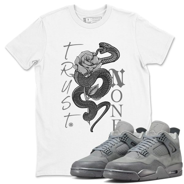 Trust None Sneaker T-Shirt To Match Jordan 4s Wet Cement, FQ7928-001 Jezsport.com