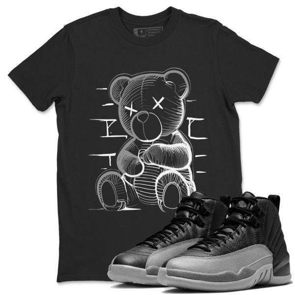 Neon Bear Unisex Crew Neck Sneaker Matching Tee Shirt To Match 12 Retro Barons Black Wolf Grey, CT8013-010 Jezsport.com