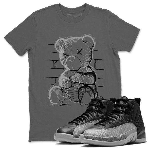 Neon Bear Unisex Crew Neck Sneaker Matching Tee Shirt To Match 12 Retro Barons Black Wolf Grey, CT8013-010 Jezsport.com