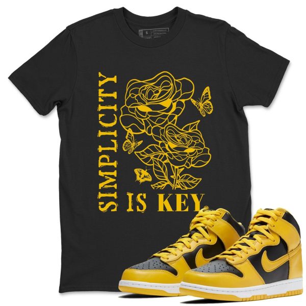 Simplicity Is Key Unisex Crew Neck Sneaker Matching Tee Shirt To Match Dunks High Iowa, CZ8149-002 Jezsport.com