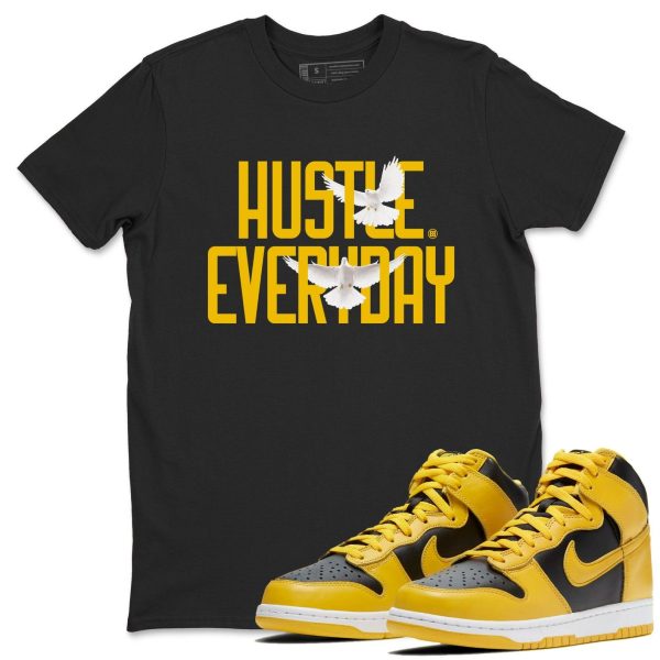 Daily Hustle Unisex Crew Neck Sneaker Matching Tee Shirt To Match Dunks High Iowa, CZ8149-002 Jezsport.com