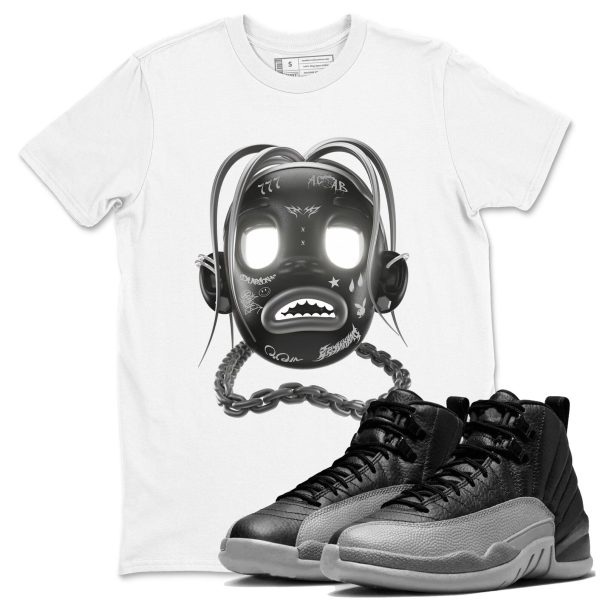 Goosebumps Boy Unisex Shirts To Match Jordans 12s Retro Black Wolf Grey, CT8013-010 Jezsport.com