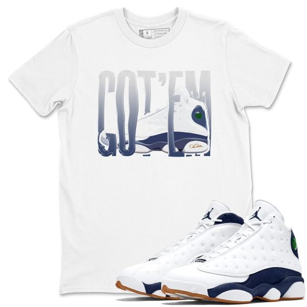 Wiggling Gotem T-Shirts To Match Jordans Streetwear 13s Retro Midnight Navy, 414571-140 Jezsport.com