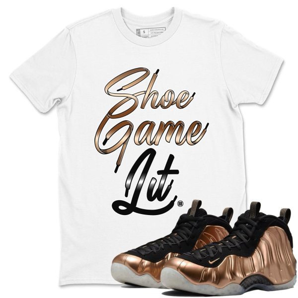 Shoe Game Lit Shoe Lace - Air Foamposite One Metallic Copper, FZ9902-001 Jezsport.com