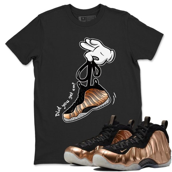 Cartoon Hands - Air Foamposite One Metallic Copper, FZ9902-001 Jezsport.com