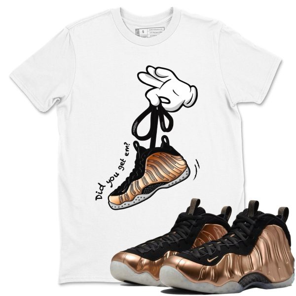 Cartoon Hands - Air Foamposite One Metallic Copper, FZ9902-001 Jezsport.com