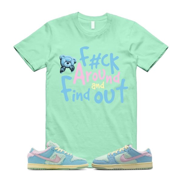 Dunk Verdy Visty Blue Gaze Light Arctic Pink Bicycle Yellow Low T Shirt Match FCK ,FN6040-400 Jezsport.com