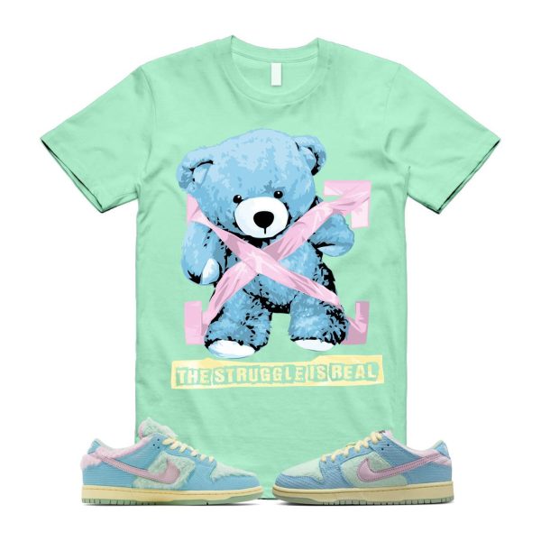 Dunk Verdy Visty Blue Gaze Light Arctic Pink Bicycle Yellow Low T Shirt Match STRUG ,FN6040-400 Jezsport.com