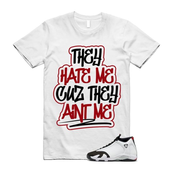 14 Black Toe 2024 White Varsity Red Silver T Shirt Match AINT ME ,487471-160 Jezsport.com