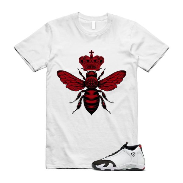 14 Black Toe 2024 White Varsity Red Silver T Shirt Match BEE ,487471-160 Jezsport.com