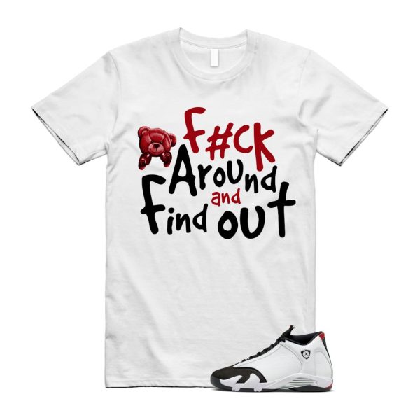 14 Black Toe 2024 White Varsity Red Silver T Shirt Match FCK ,487471-160 Jezsport.com